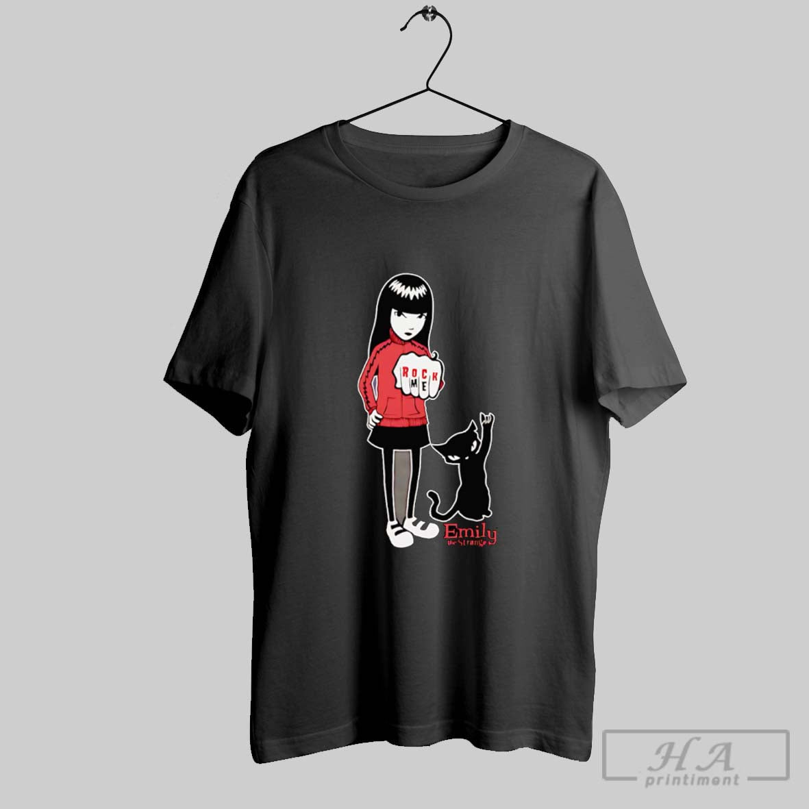 Official Rock Me Emily The Strange Unisex T-shirt, Sweatshirt, Hoodie, Long Sleeve Tee - T-Shirt, Sweatshirt, Hoodie