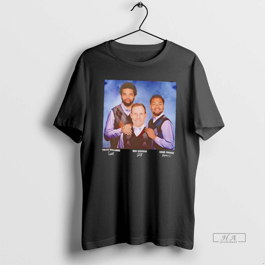 Official Rome Odunze Caleb Williams Ben Johnson Football Chicago Step Brothers T-Shirts, Hoodie, Sweatshirt - T-Shirt, Sweatshirt, Hoodie
