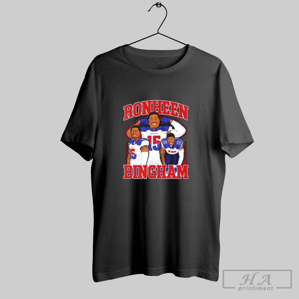 Official Ronheen Bingham Graphic Houston Roughnecks Unisex T-shirt, Sweatshirt, Hoodie, Long Sleeve Tee - T-Shirt, Sweatshirt, Hoodie