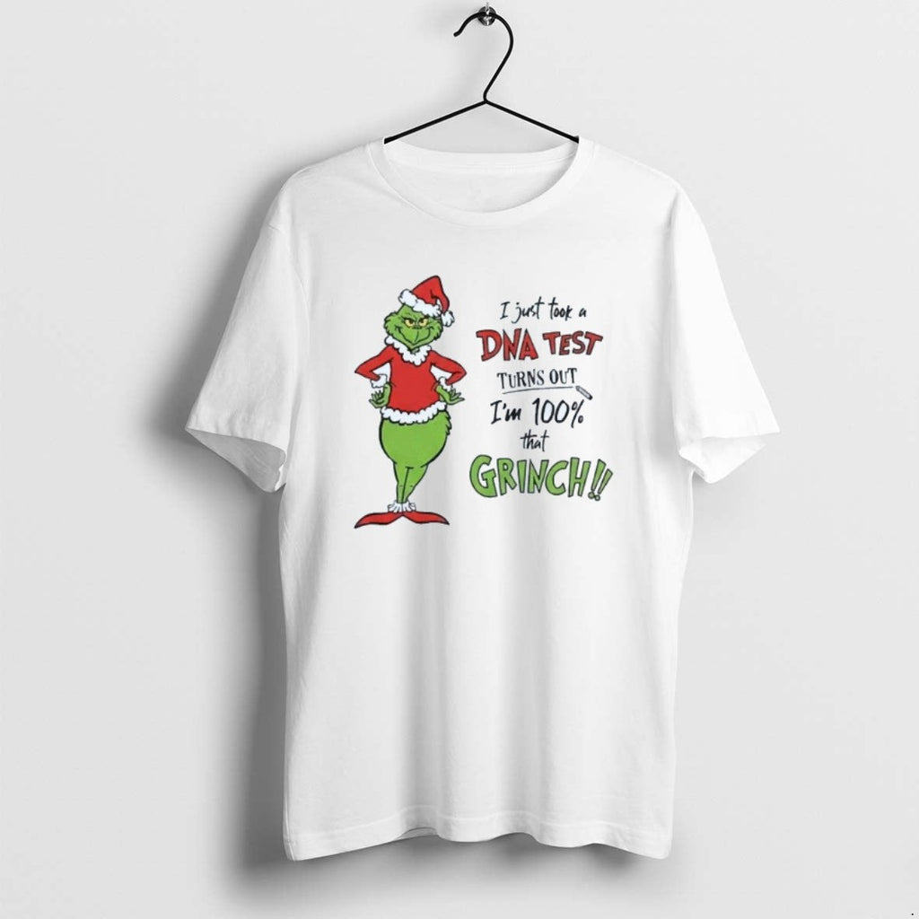 Official Santa Grinch I Just Took Dna Test Turns Out Im 100 That Grinch T-Shirts, Hoodie, Sweatshirt - T-Shirt, Sweatshirt, Hoodie