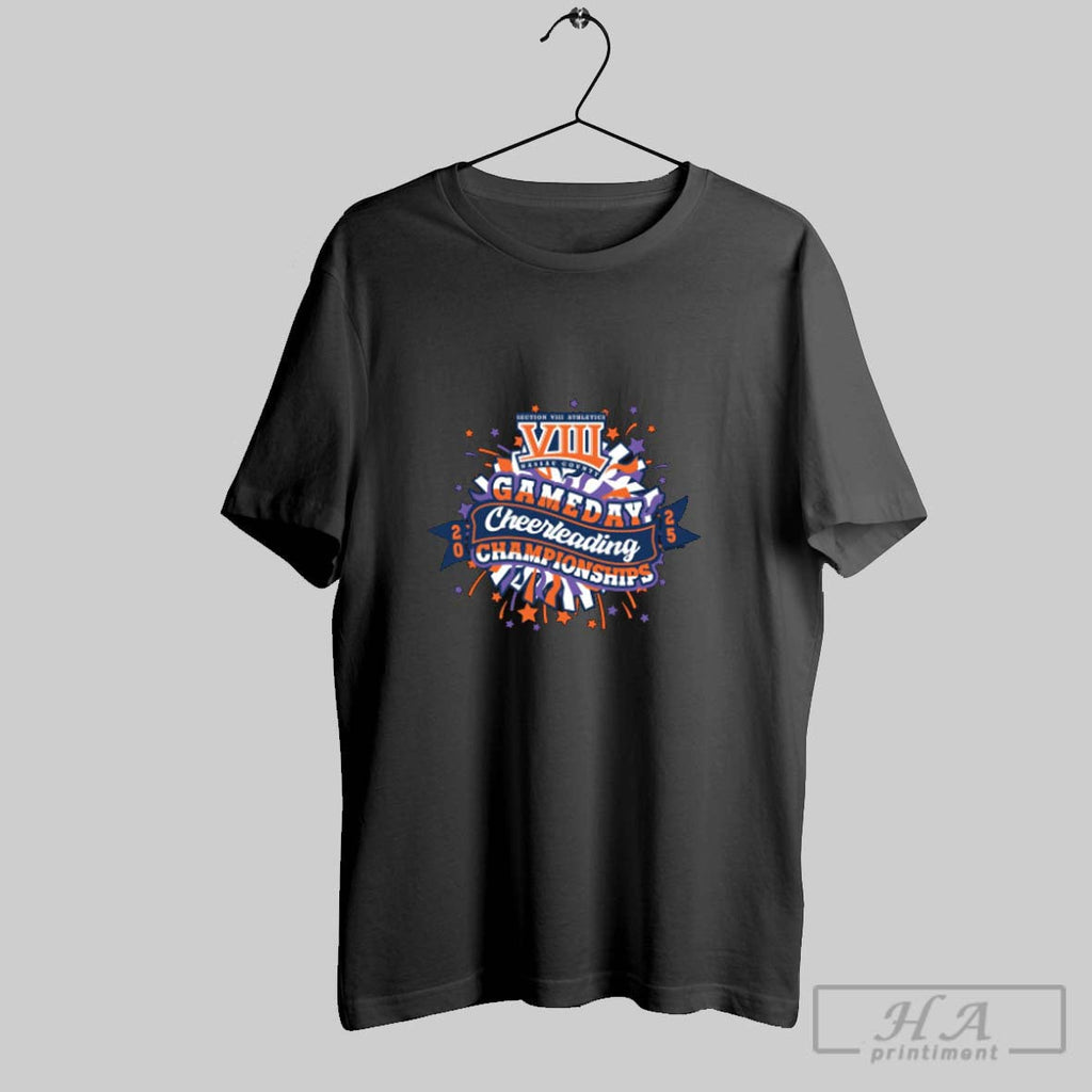 Official Section Viii Athletics Nassau County Game Day Cheerleading Championships 2025 Unisex T-shirt, Sweatshirt, Hoodie, Long Sleeve Tee - T-Shirt, Sweatshirt, Hoodie