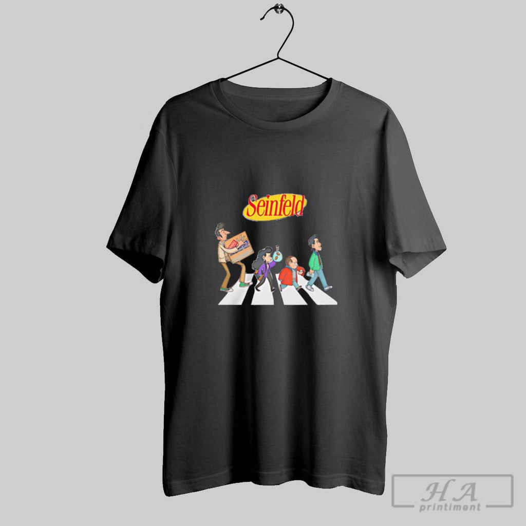 Official Seinfeld Character Abbey Road Graphic Unisex T-shirt, Sweatshirt, Hoodie, Long Sleeve Tee - T-Shirt, Sweatshirt, Hoodie