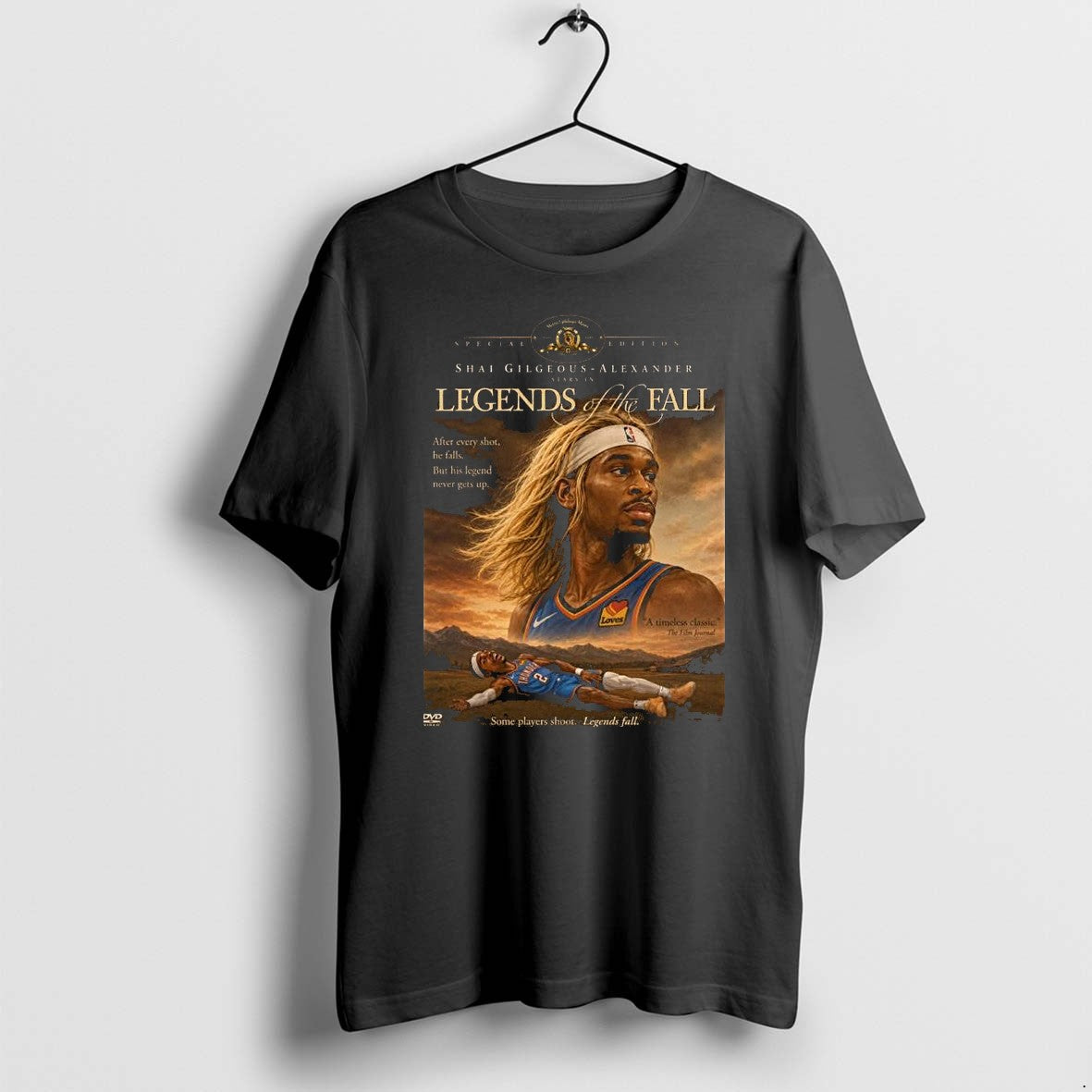 Official Shai Gilgeous Alexander Legends Of The Fall Funny Basketball Parody 1 T Shirts Unisex T-shirt, Sweatshirt, Hoodie, Long Sleeve Tee - T-Shirt, Sweatshirt, Hoodie