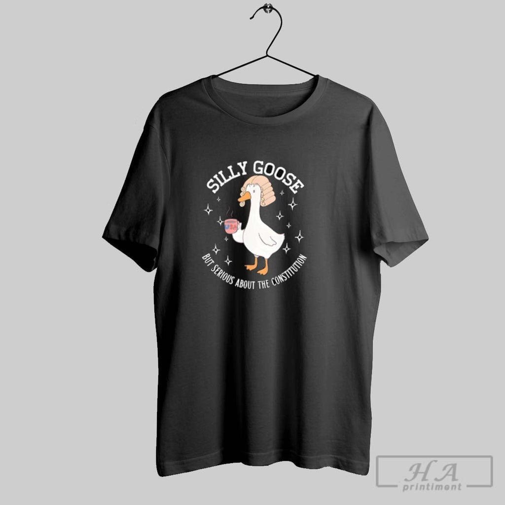 Official Silly Goose But Serious About The Constitution Middle School Unisex T-shirt, Sweatshirt, Hoodie, Long Sleeve Tee - T-Shirt, Sweatshirt, Hoodie