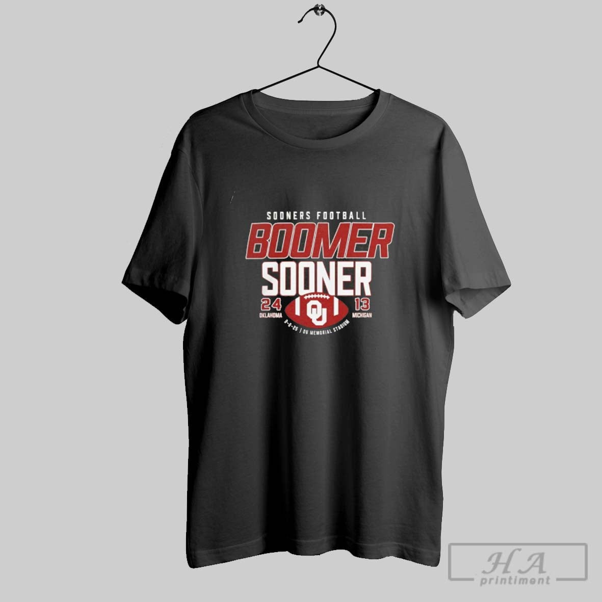 Official Sooners Boomer Sooner Beat Michigan Wolverines Boomer Sooner 24 13 Score Unisex T-shirt, Sweatshirt, Hoodie, Long Sleeve Tee - T-Shirt, Sweatshirt, Hoodie