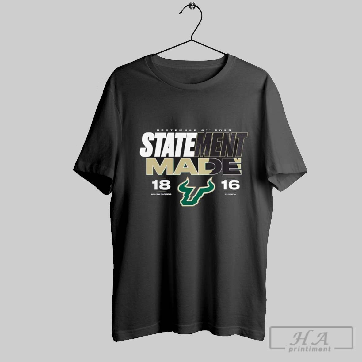 Official South Florida Bulls Vs Florida Gators 2025 Gameday Score Unisex T-shirt, Sweatshirt, Hoodie, Long Sleeve Tee - T-Shirt, Sweatshirt, Hoodie