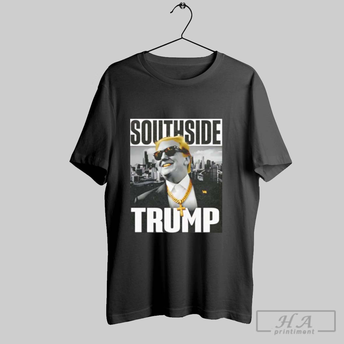 Official Southside Trump Gold City Skyline Unisex T-shirt, Sweatshirt, Hoodie, Long Sleeve Tee - T-Shirt, Sweatshirt, Hoodie