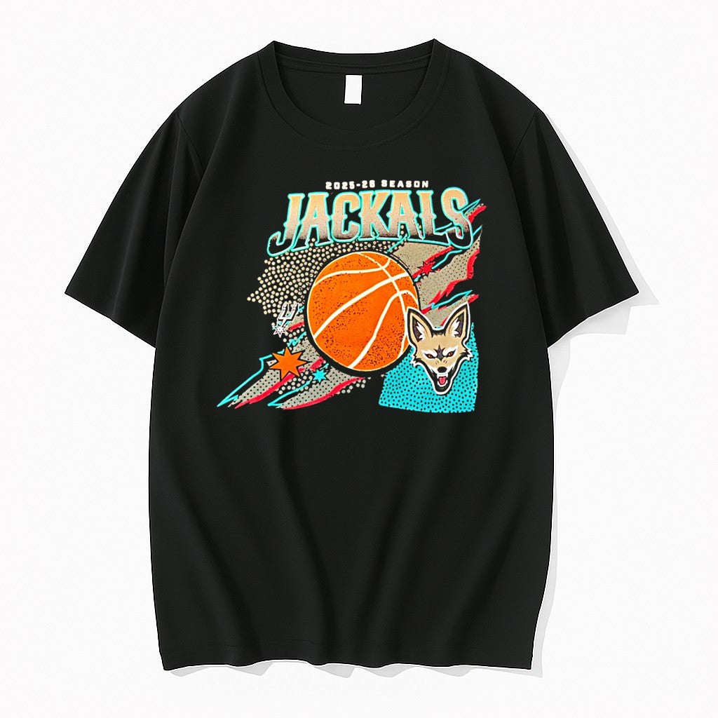 Official Spurs Jackals 2025 26 Season Basketball Nba Graphic T Shirts Jpg Unisex T-shirt, Sweatshirt, Hoodie, Long Sleeve Tee - T-Shirt, Sweatshirt, Hoodie