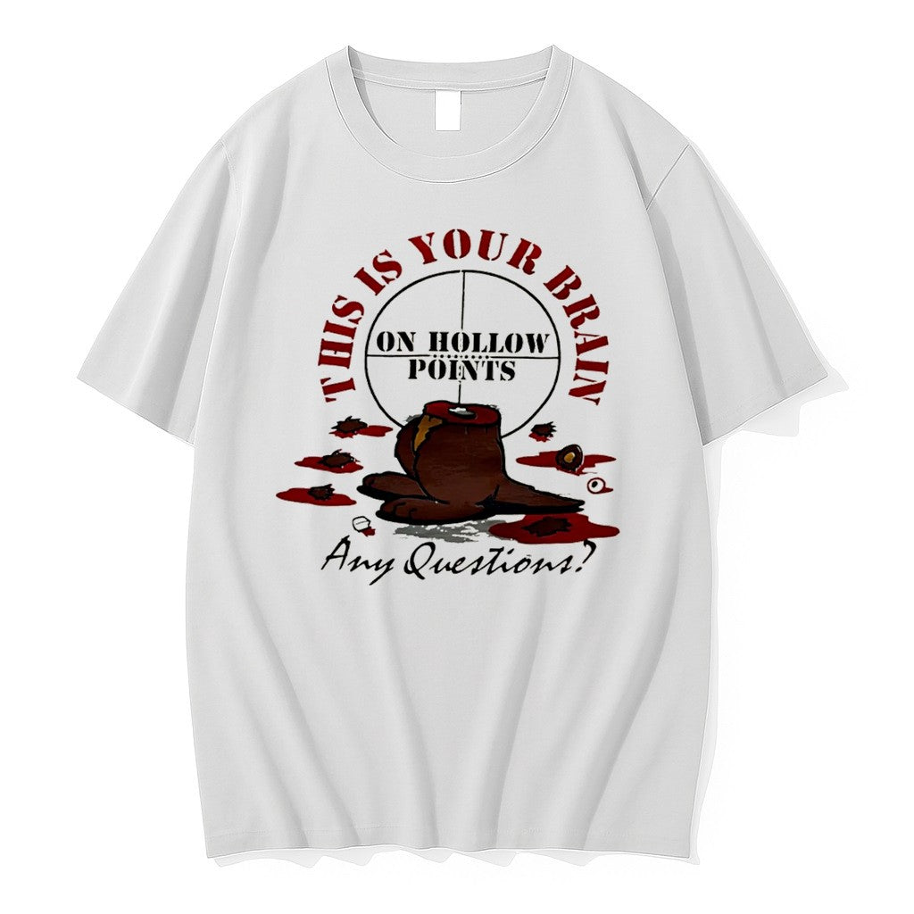 Official Squirrel This Is Your Brain One Hollow Points Tee T Shirts Jpg Unisex T-shirt, Sweatshirt, Hoodie, Long Sleeve Tee - T-Shirt, Sweatshirt, Hoodie
