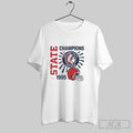Official State Champions Millard South Indians 1995 Native American Logo Helmet Unisex T-shirt, Sweatshirt, Hoodie, Long Sleeve Tee - T-Shirt, Sweatshirt, Hoodie