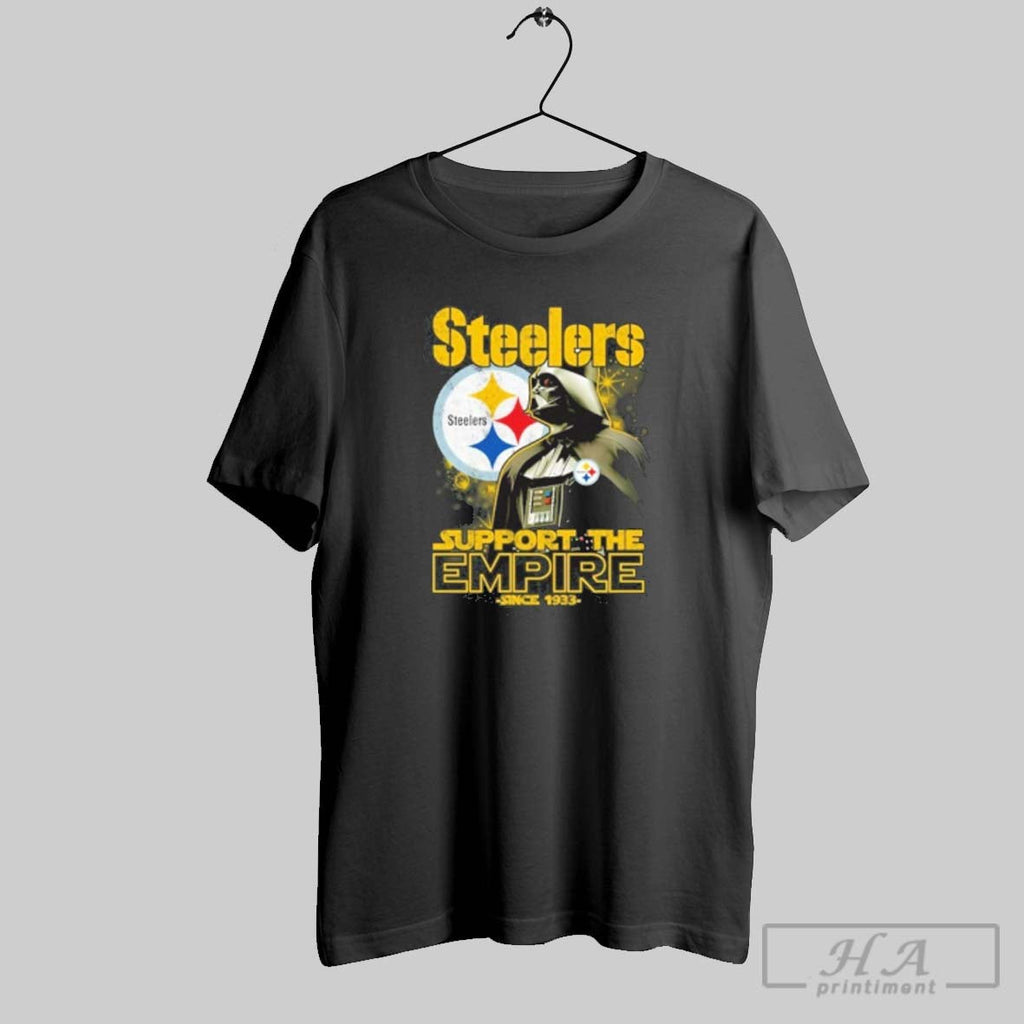 Official Steelers Support The Empire Since 1933 Shirt Unisex T-shirt, Sweatshirt, Hoodie, Long Sleeve Tee - T-Shirt, Sweatshirt, Hoodie