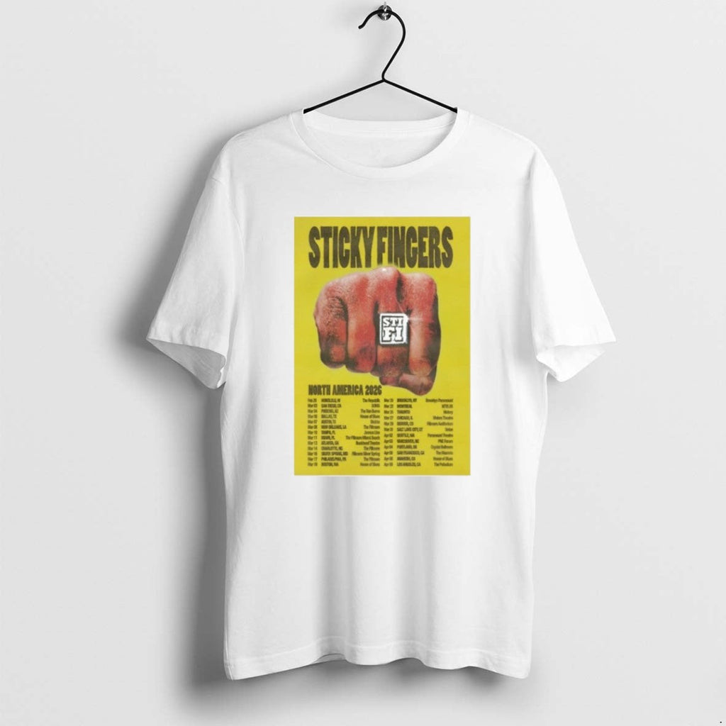 Official Sticky Fingers North America 2026 Tour T-Shirts, Hoodie, Sweatshirt - T-Shirt, Sweatshirt, Hoodie
