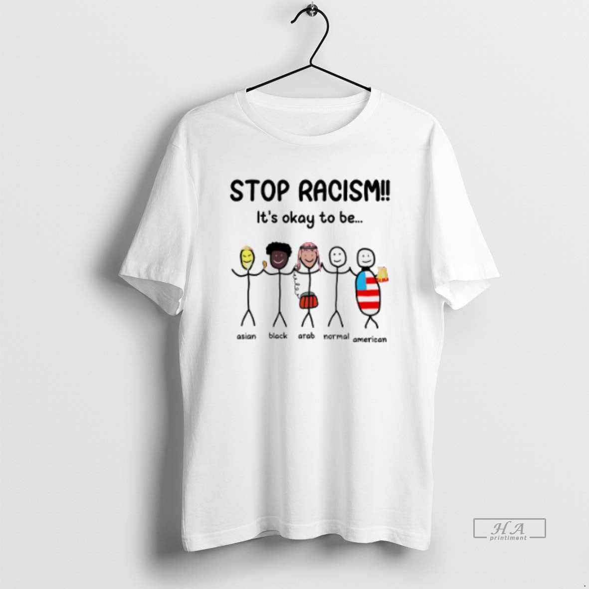 Official Stop Rasicm Okay Be Paint T-Shirts, Hoodie, Sweatshirt - T-Shirt, Sweatshirt, Hoodie