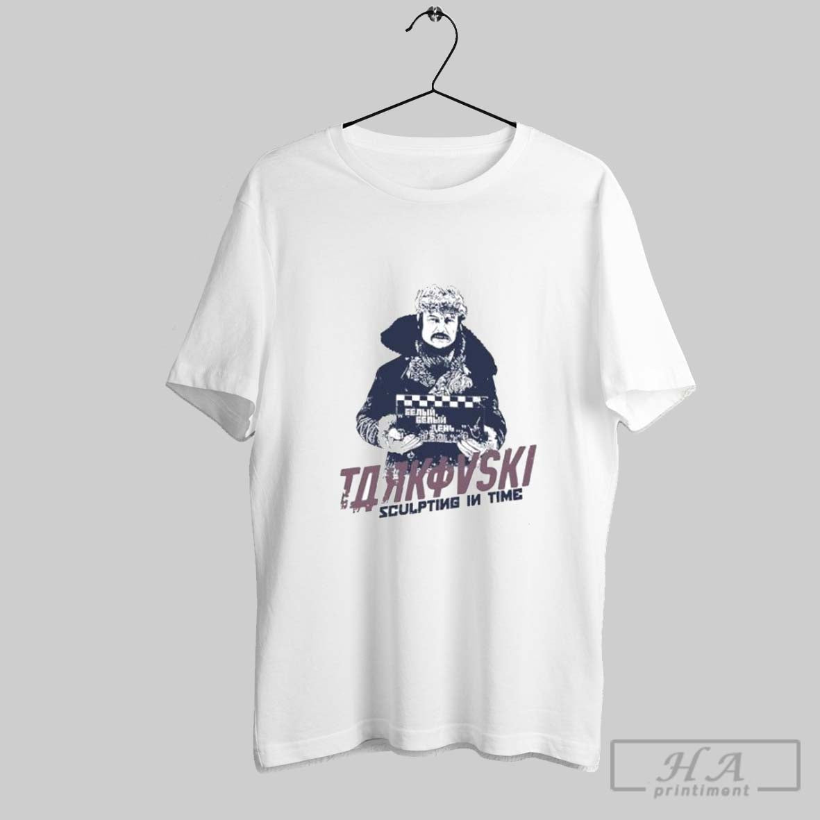 Official Tarkovski Sculpting In Time Movie Director Russian Film Clapboard Unisex T-shirt, Sweatshirt, Hoodie, Long Sleeve Tee - T-Shirt, Sweatshirt, Hoodie