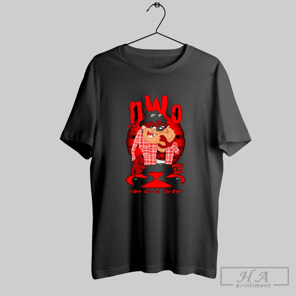 Official Taz New World Order Unisex T-shirt, Sweatshirt, Hoodie, Long Sleeve Tee - T-Shirt, Sweatshirt, Hoodie