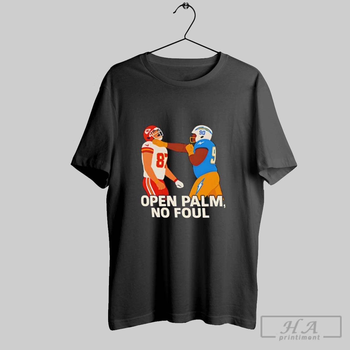 Official Teair Tart Smacks Travis Kelce Open Palm No Foul Unisex T-shirt, Sweatshirt, Hoodie, Long Sleeve Tee - T-Shirt, Sweatshirt, Hoodie