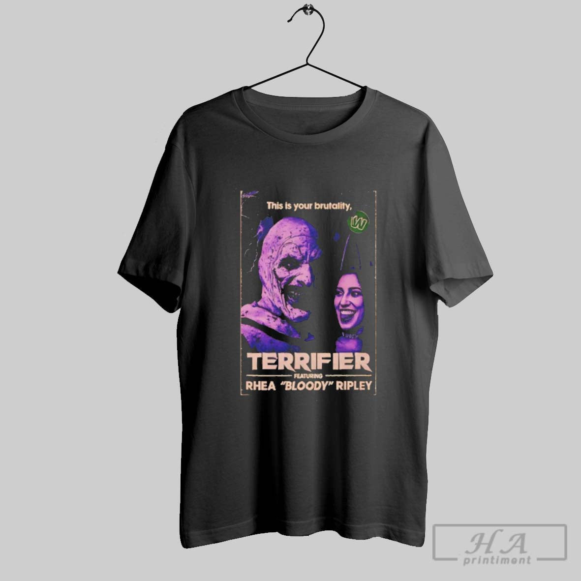 Official Terrifier Featuring Rhea Bloody Ripley Halloween Unisex T-shirt, Sweatshirt, Hoodie, Long Sleeve Tee - T-Shirt, Sweatshirt, Hoodie