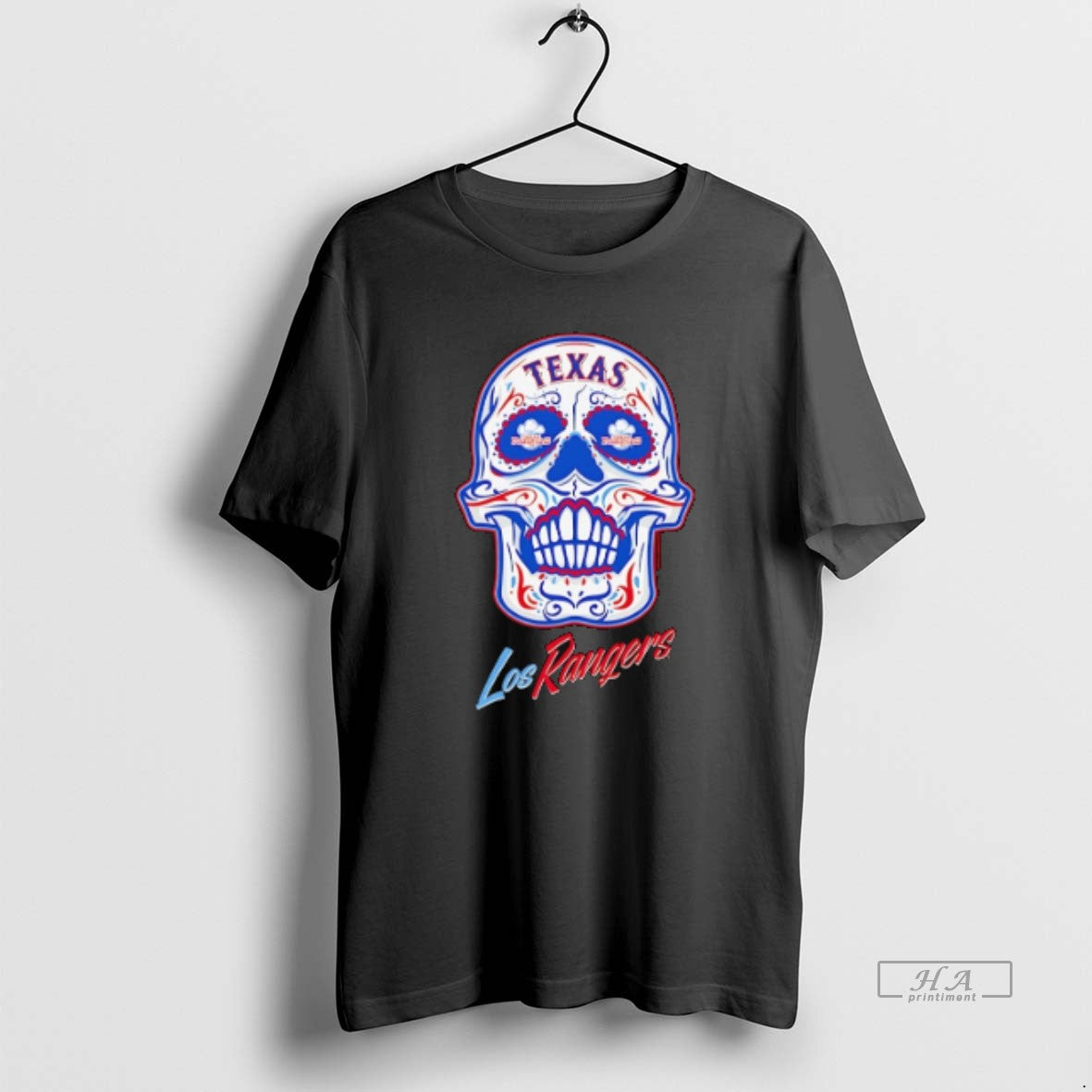 Official Texas Rangers Sugar Skull Logo T-Shirts, Hoodie, Sweatshirt - T-Shirt, Sweatshirt, Hoodie