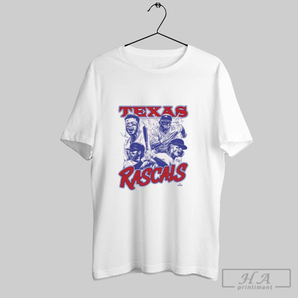 Official Texas Rascals Texas Rangers Mlb Baseball Graphic Unisex T-shirt, Sweatshirt, Hoodie, Long Sleeve Tee - T-Shirt, Sweatshirt, Hoodie