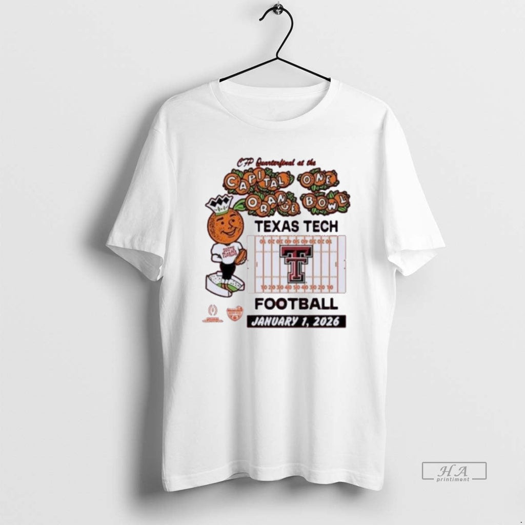 Official Texas Tech Red Raiders 2026 Orange Bowl January 1st T-Shirts, Hoodie, Sweatshirt - T-Shirt, Sweatshirt, Hoodie