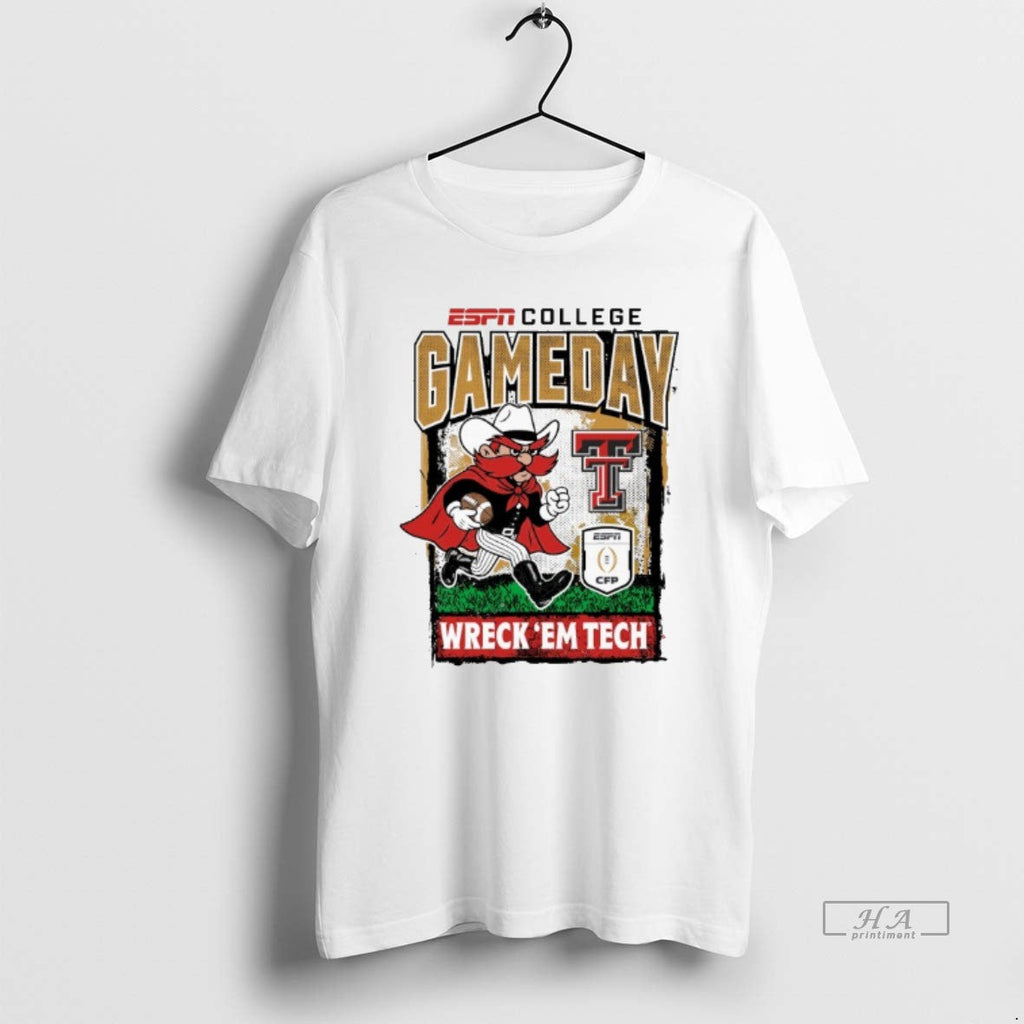 Official Texas Tech Red Raiders Cfp 25 2026 Wreck Em Tech Gameday Runner Mascot T-Shirts, Hoodie, Sweatshirt - T-Shirt, Sweatshirt, Hoodie