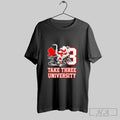 Official Texas Tech Red Raiders Take Three University Wreckem Unisex T-shirt, Sweatshirt, Hoodie, Long Sleeve Tee - T-Shirt, Sweatshirt, Hoodie