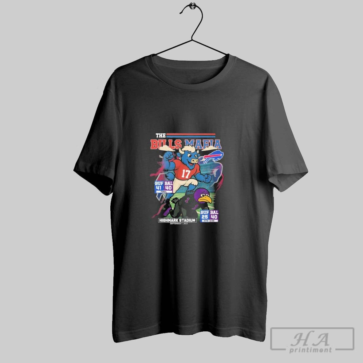 Official The Bills Mafia Buffalo 41 40 Baltimore Final Score Unisex T-shirt, Sweatshirt, Hoodie, Long Sleeve Tee - T-Shirt, Sweatshirt, Hoodie