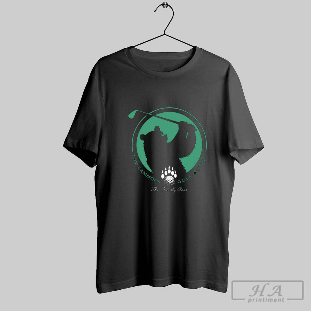 Official The Friendly Bear Tom Cammock Golf Outing Painting Unisex T-shirt, Sweatshirt, Hoodie, Long Sleeve Tee - T-Shirt, Sweatshirt, Hoodie