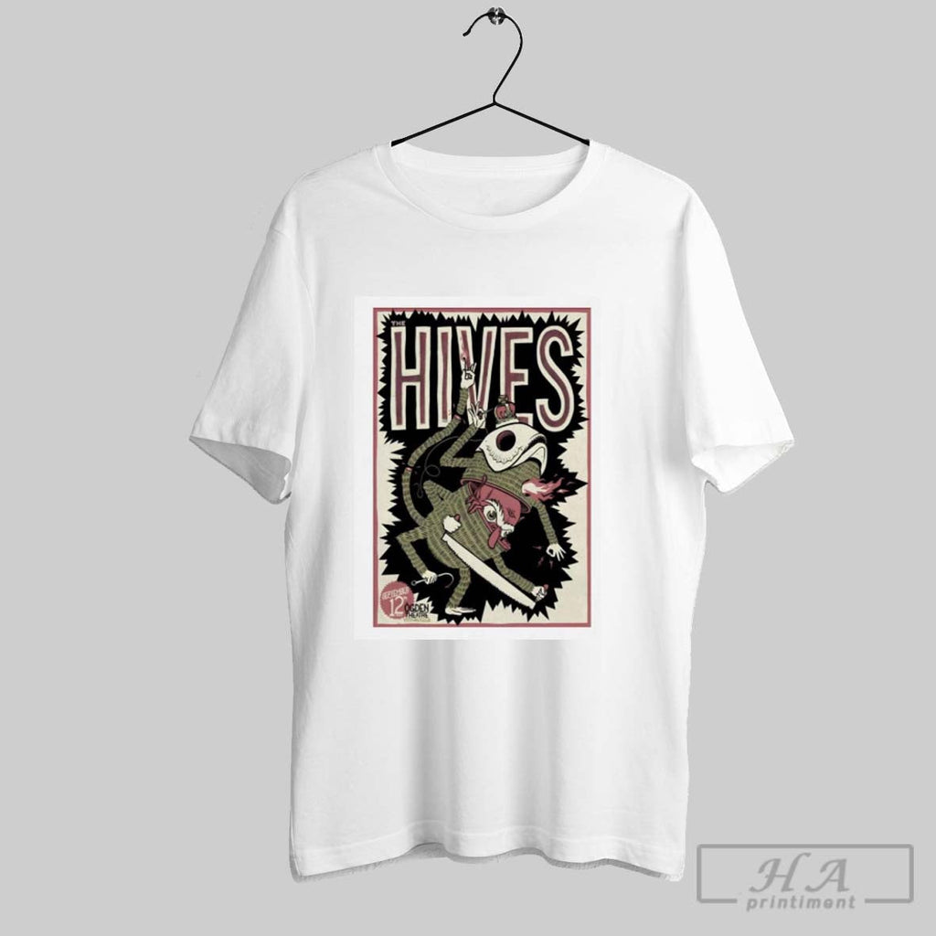 Official The Hives Ogden Theatre In Denver Co September 12 2025 Unisex T-shirt, Sweatshirt, Hoodie, Long Sleeve Tee - T-Shirt, Sweatshirt, Hoodie