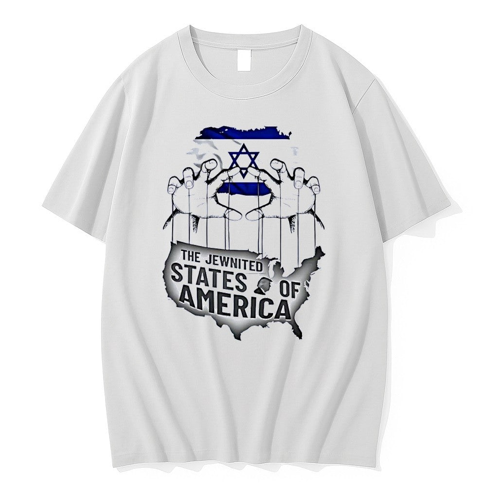 Official The Jewnited States Of America White T Shirts Jpg Unisex T-shirt, Sweatshirt, Hoodie, Long Sleeve Tee - T-Shirt, Sweatshirt, Hoodie