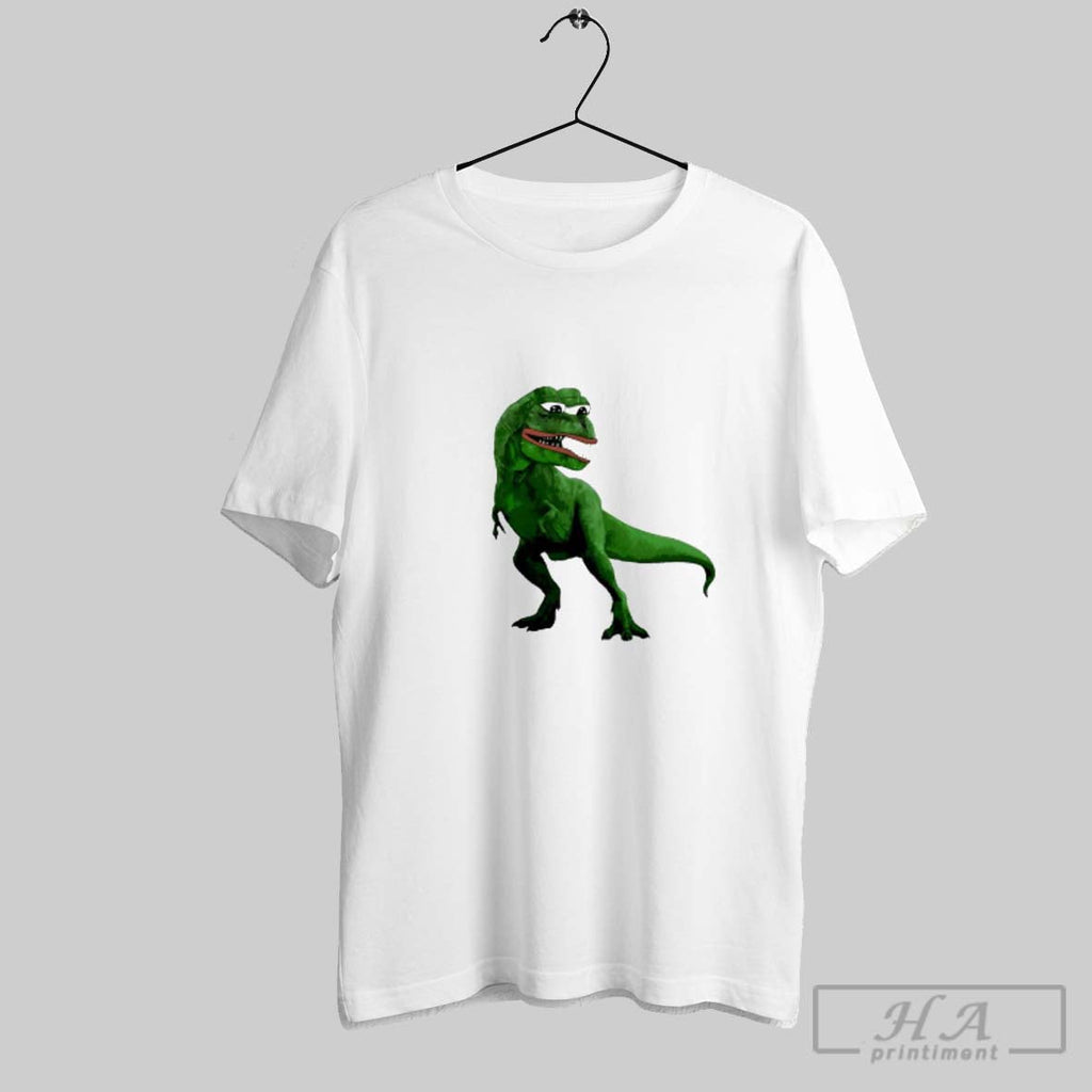 Official The Rare Pepesaurus Parody Unisex T-shirt, Sweatshirt, Hoodie, Long Sleeve Tee - T-Shirt, Sweatshirt, Hoodie