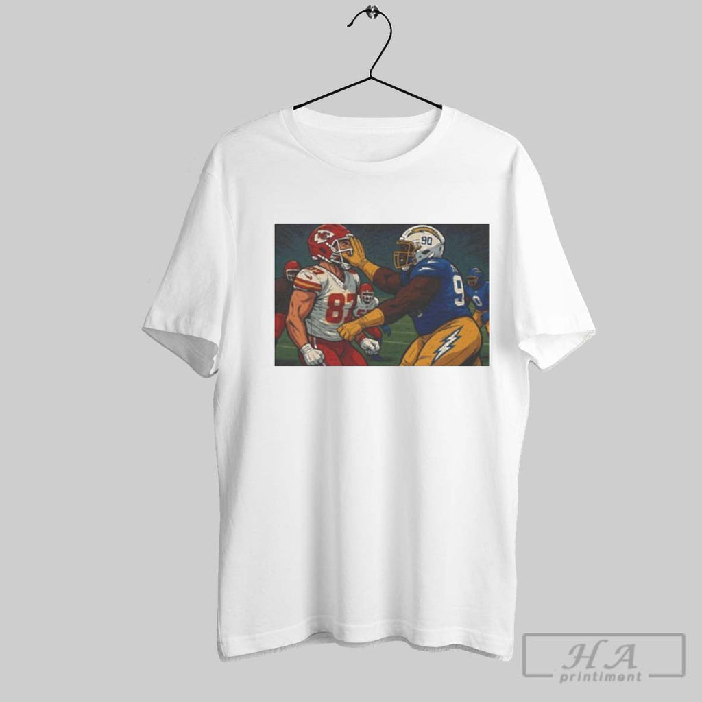 Official Travis Kelce Smacked By Teair Tart Unisex T-shirt, Sweatshirt, Hoodie, Long Sleeve Tee - T-Shirt, Sweatshirt, Hoodie