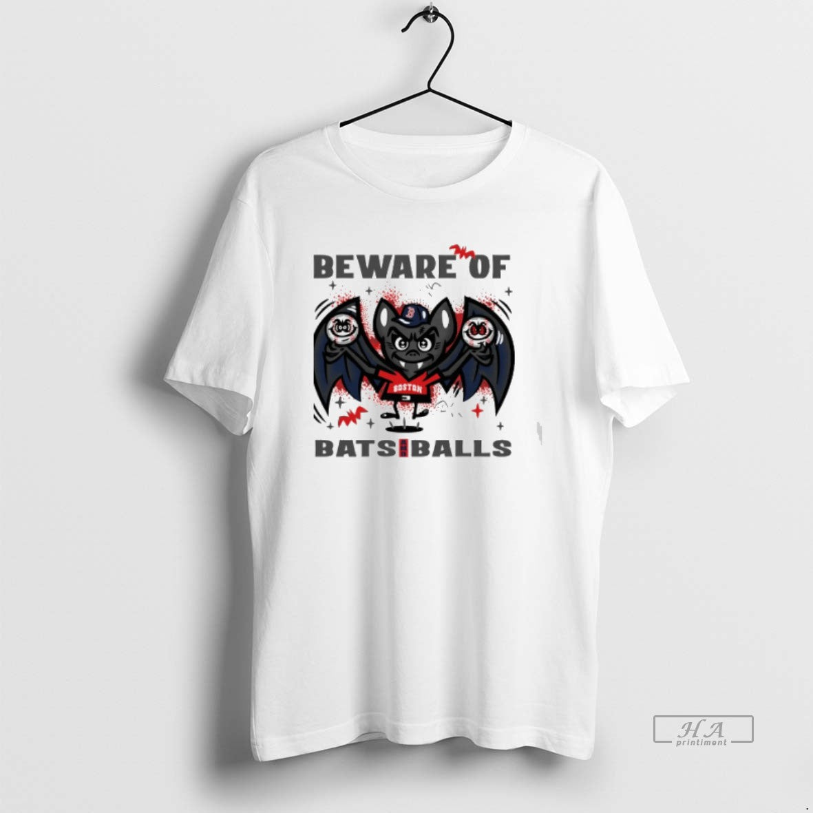 Official Trendy Boston Red Sox Beware Of Bats And Balls October Halloween Unisex T-shirt, Sweatshirt, Hoodie, Long Sleeve Tee - T-Shirt, Sweatshirt, Hoodie