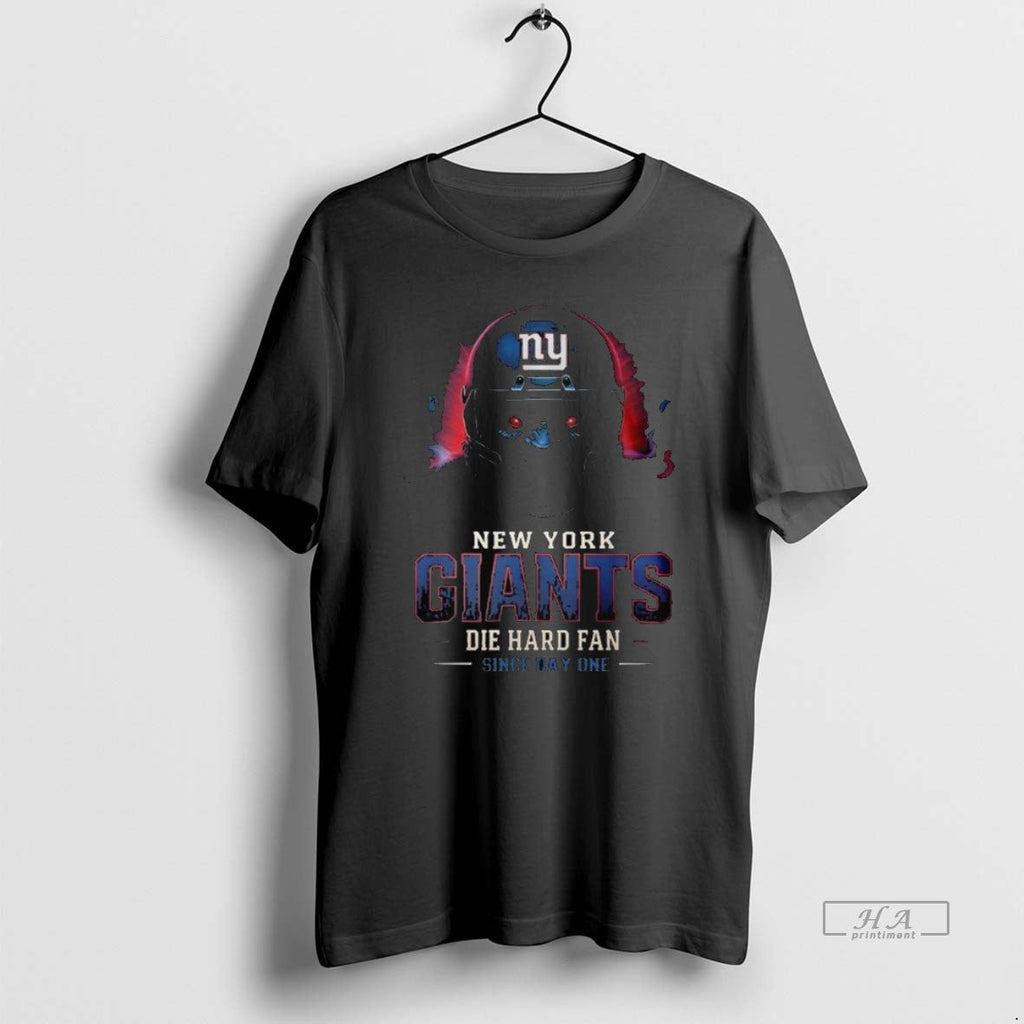 Official Trendy New York Giants Die Hard Fan Since Day One Long Sleve Unisex T-shirt, Sweatshirt, Hoodie, Long Sleeve Tee - T-Shirt, Sweatshirt, Hoodie