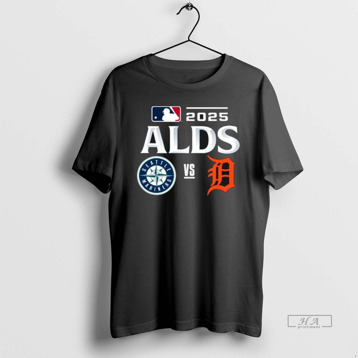 Official Trendy Seattle Mariners Vs Detroit Tigers 2025 Mlb Alds Matchup Unisex T-shirt, Sweatshirt, Hoodie, Long Sleeve Tee - T-Shirt, Sweatshirt, Hoodie