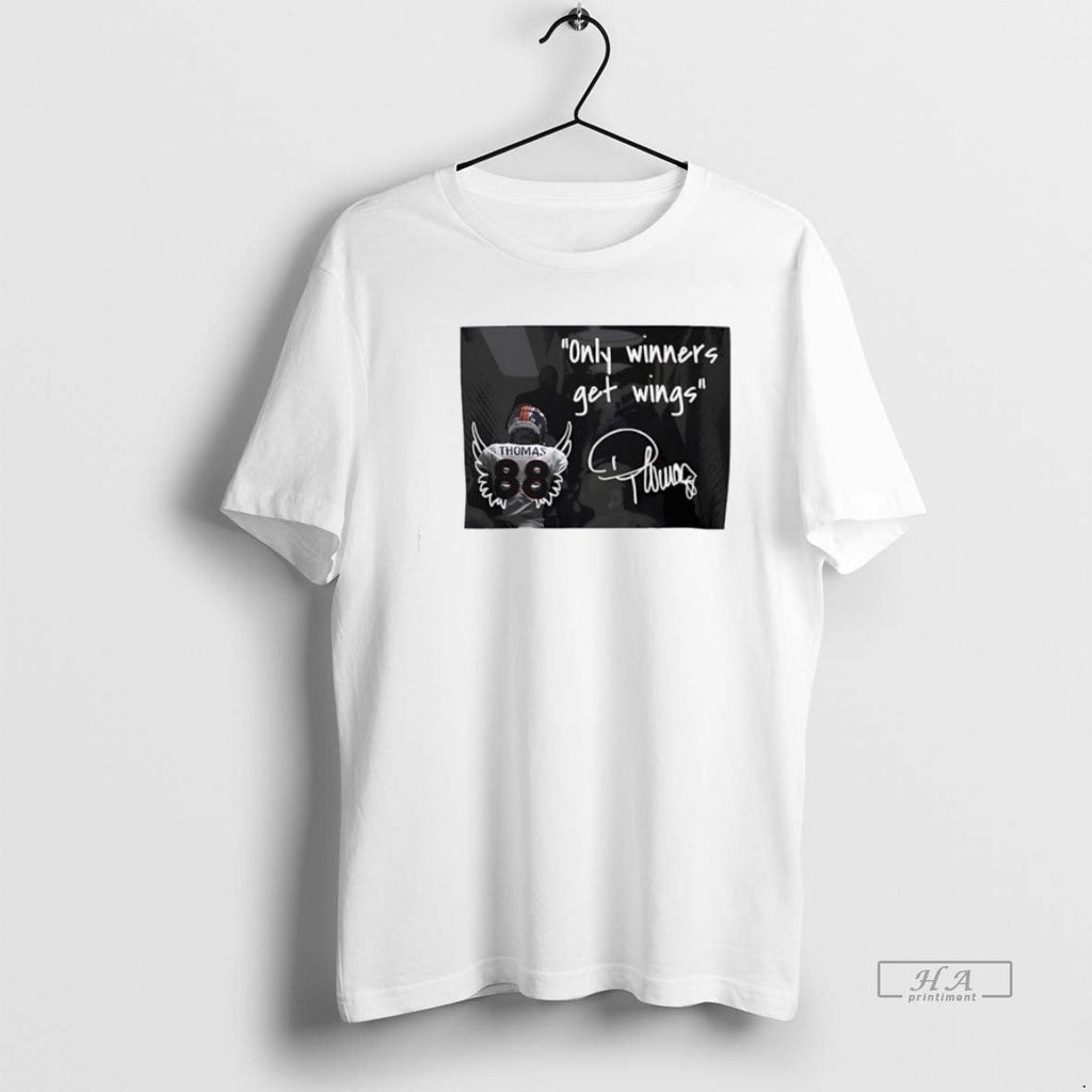 Official Trendy Thmas Number 88 Only Winners Get Wings Signature Unisex T-shirt, Sweatshirt, Hoodie, Long Sleeve Tee - T-Shirt, Sweatshirt, Hoodie