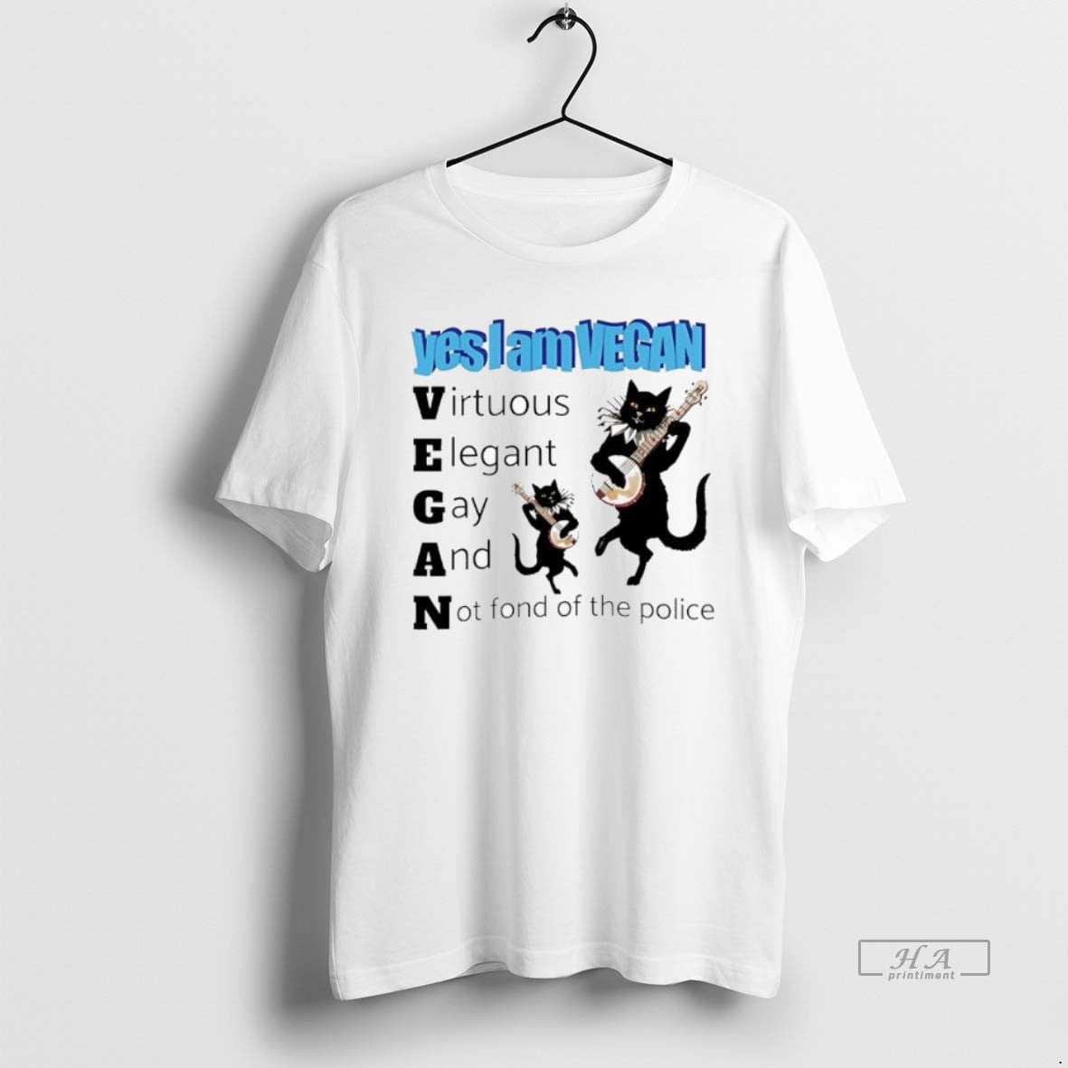Official Trendy Yes I Am Vegan Virtuous Elegant Gay And Not Fond Of The Police Unisex T-shirt, Sweatshirt, Hoodie, Long Sleeve Tee - T-Shirt, Sweatshirt, Hoodie