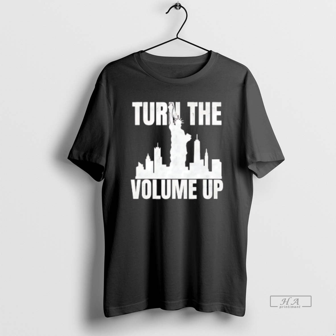 Official Turn Volume Up Donald Trump Ny Skyline T-Shirts, Hoodie, Sweatshirt - T-Shirt, Sweatshirt, Hoodie