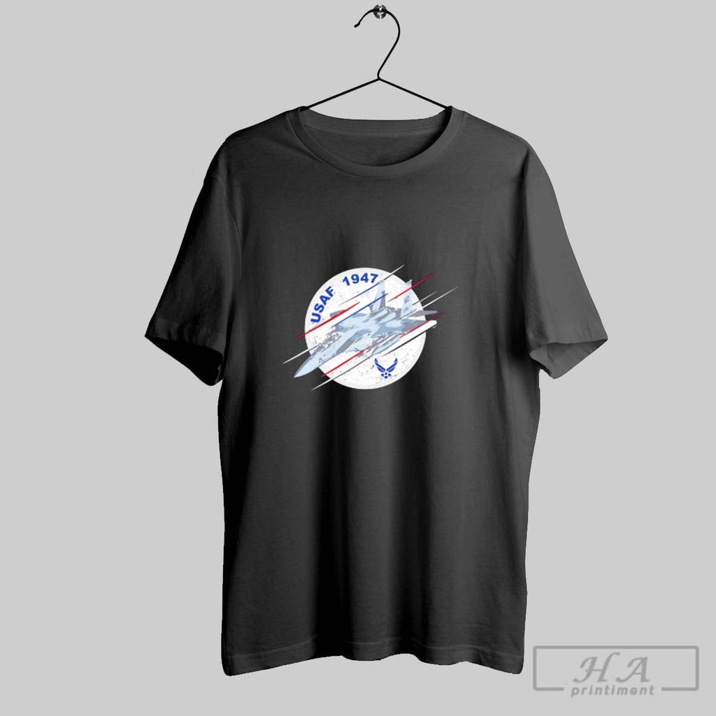 Official Usaf 1947 F15 Fury Military Jet Graphic Unisex T-shirt, Sweatshirt, Hoodie, Long Sleeve Tee - T-Shirt, Sweatshirt, Hoodie