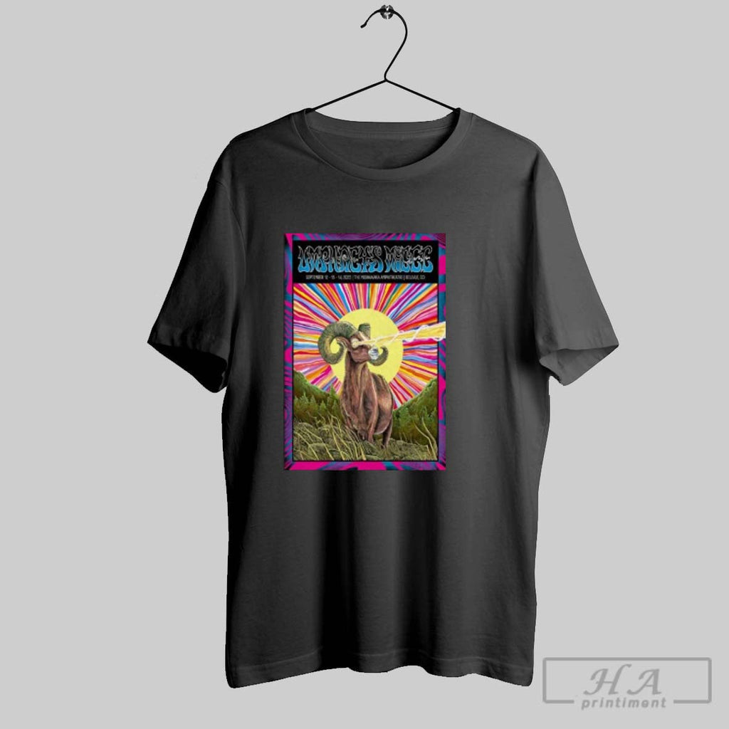 Official Umphreys Mcgee Sep 12 13 2025 Mishawaka Amphitheatre In Bellvue Co Poster Unisex T-shirt, Sweatshirt, Hoodie, Long Sleeve Tee - T-Shirt, Sweatshirt, Hoodie