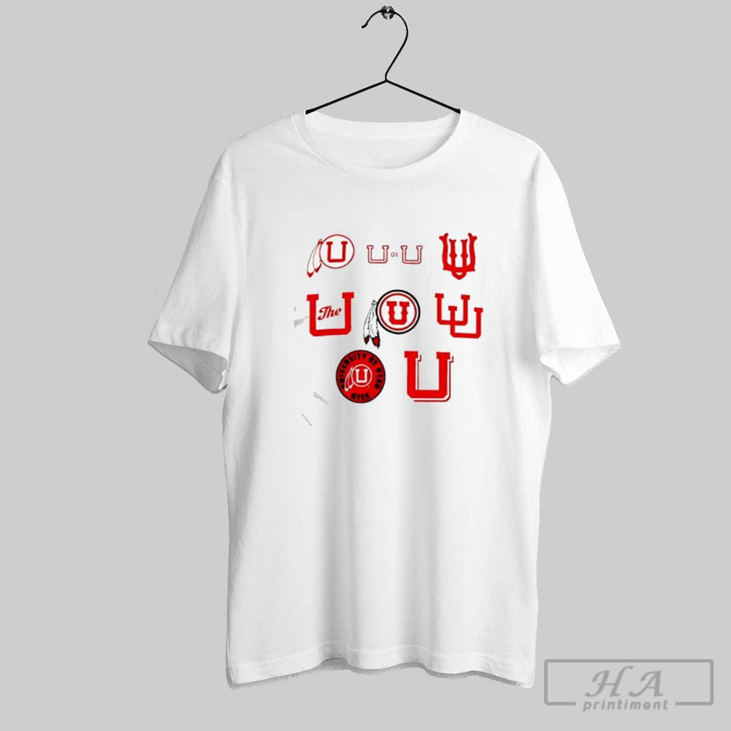 Official Utah University Brand History Logo Unisex T-shirt, Sweatshirt, Hoodie, Long Sleeve Tee - T-Shirt, Sweatshirt, Hoodie