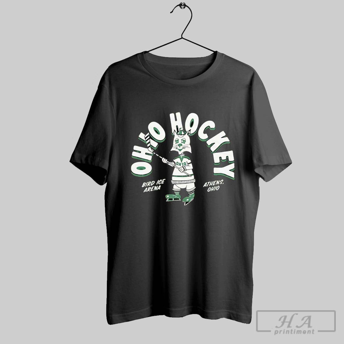 Official Vintage Ohio Hockey Bird Ice Arena Athens Ohio Unisex T-shirt, Sweatshirt, Hoodie, Long Sleeve Tee - T-Shirt, Sweatshirt, Hoodie
