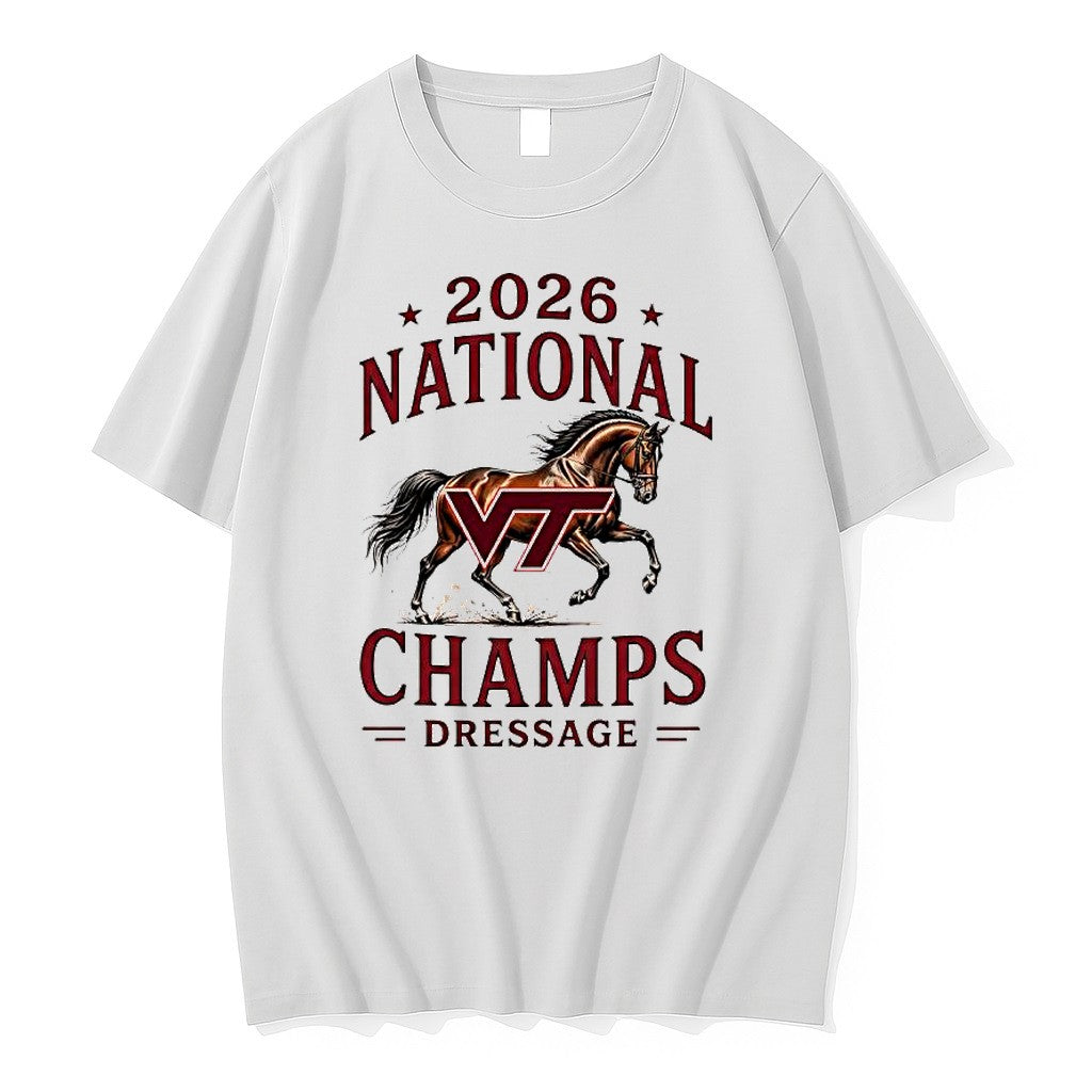 Official Virginia Tech Ncaa 026 National Champs Dressage Horse T Shirts Jpg Unisex T-shirt, Sweatshirt, Hoodie, Long Sleeve Tee - T-Shirt, Sweatshirt, Hoodie