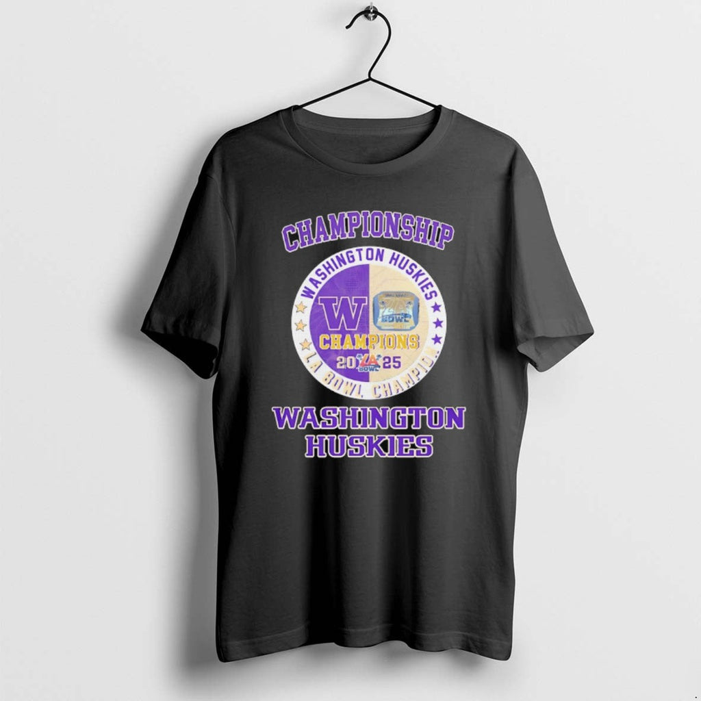 Official Washington Huskies Football Championship La Bowl Champion 2025 T-Shirts, Hoodie, Sweatshirt - T-Shirt, Sweatshirt, Hoodie