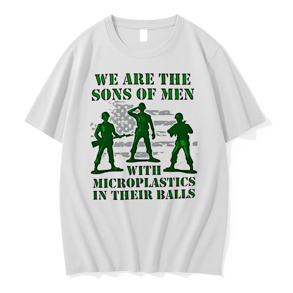 Official We Are The Sons Of Men With Microplastics In Their Balls T Shirts Jpg Unisex T-shirt, Sweatshirt, Hoodie, Long Sleeve Tee - T-Shirt, Sweatshirt, Hoodie