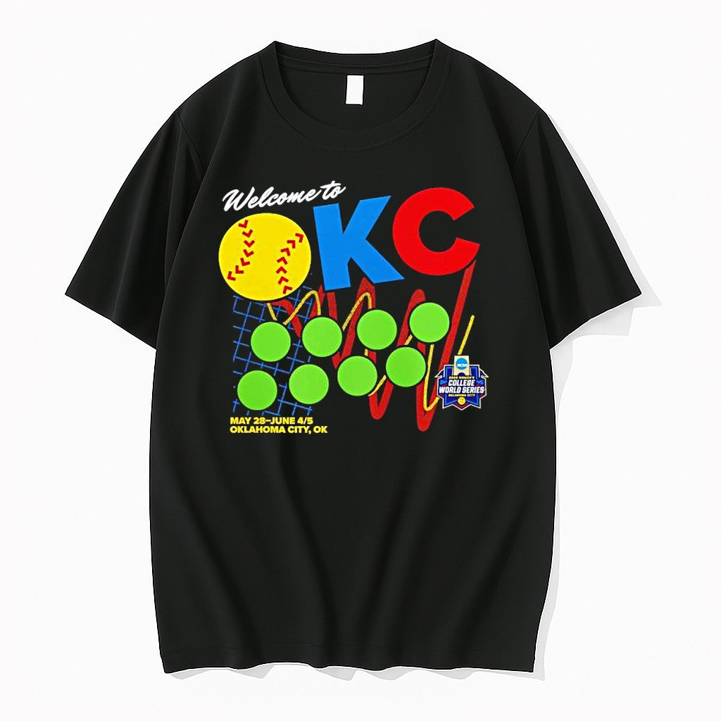 Official Welcome Yo Okc Ncaa Womens College World Series Softball T Shirts Jpg Unisex T-shirt, Sweatshirt, Hoodie, Long Sleeve Tee - T-Shirt, Sweatshirt, Hoodie