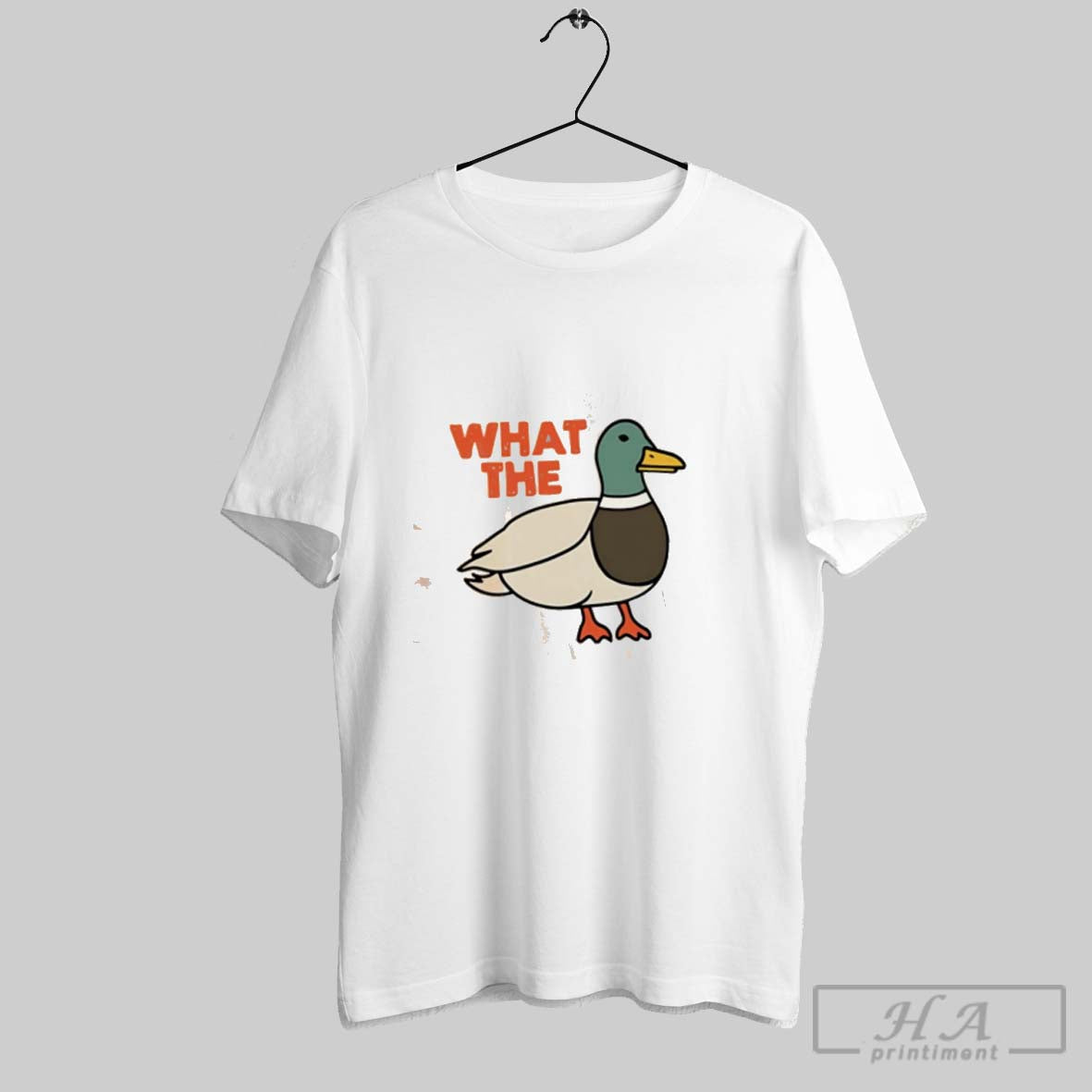 Official What The Duck Cartoon Unisex T-shirt, Sweatshirt, Hoodie, Long Sleeve Tee - T-Shirt, Sweatshirt, Hoodie