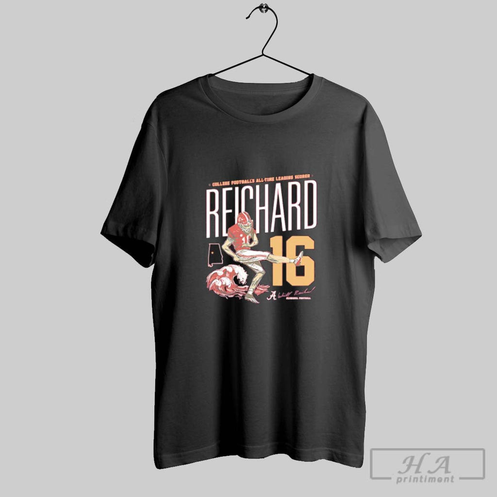 Official Will Reichard Number 16 College Footballs All Time Leading Scorer Unisex T-shirt, Sweatshirt, Hoodie, Long Sleeve Tee - T-Shirt, Sweatshirt, Hoodie