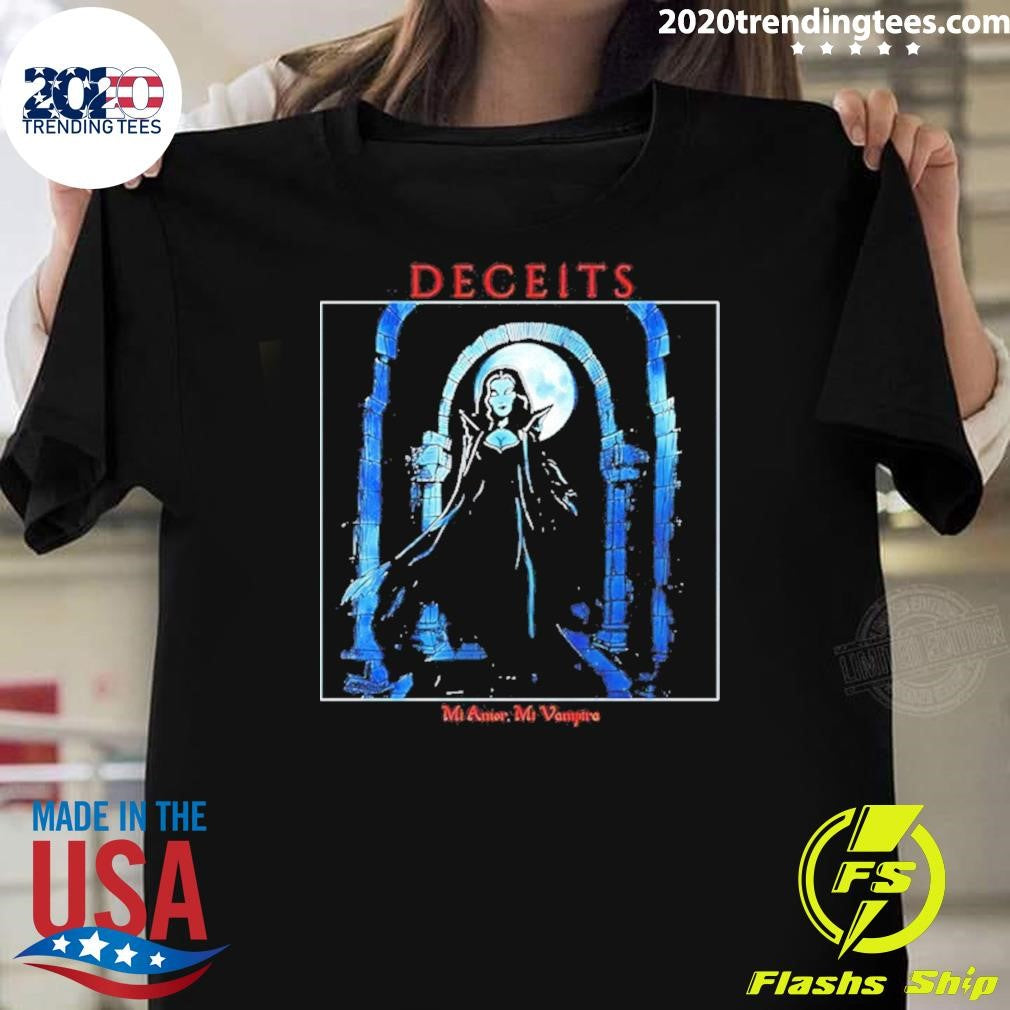 Woman Vampira Deceits Mi Amor Mi Vampira Shirt Unisex T-shirt, Sweatshirt, Hoodie, Long Sleeve Tee - T-Shirt, Sweatshirt, Hoodie