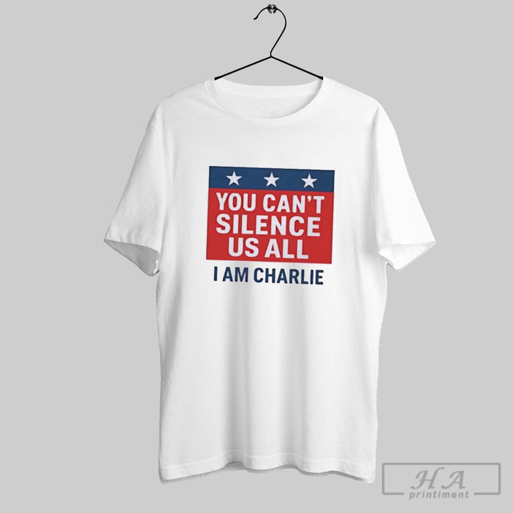 Official You Cant Silence Us All I Am Charlie Unisex T-shirt, Sweatshirt, Hoodie, Long Sleeve Tee - T-Shirt, Sweatshirt, Hoodie